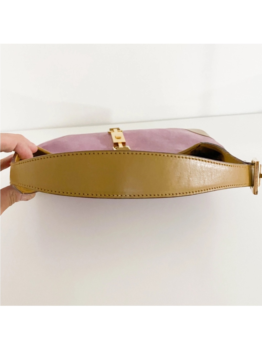 Gucci Vintage Suede Jackie 1961 handbag (read description+ see photos on strap) - Picture 11 of 16
